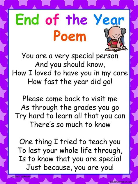 End Of School Year, End Of Year, Pre School, Middle School, Preschool Poems, Kindergarten ...