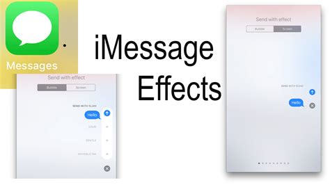 iMessage Effects | Apple Guide