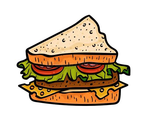 Cartoon Sandwich Stock Illustrations – 19,089 Cartoon Sandwich Stock Illustrations, Vectors ...