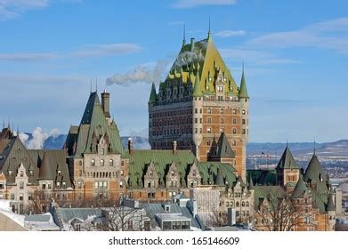 Chateau Frontenac Winter Stock Photo 165146609 | Shutterstock