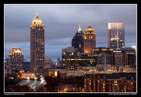 Midtown Atlanta Skyline at Dusk | Skyline of Midtown Atlanta… | Flickr