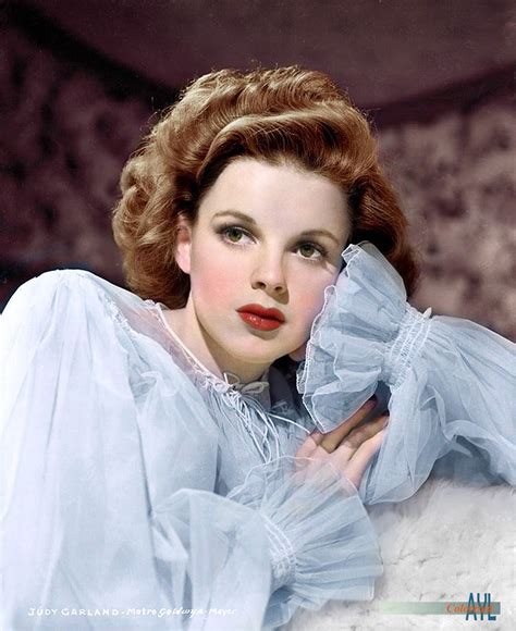 Colors for a Bygone Era: Colorized Judy Garland Photo 1943