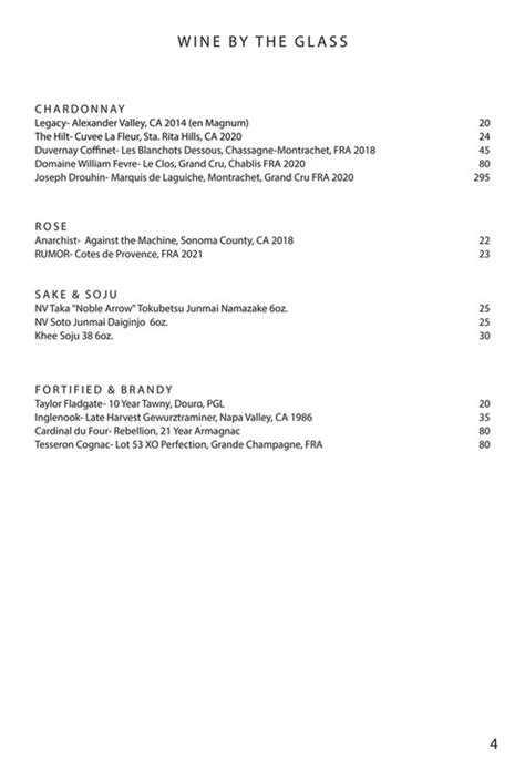 Wally's Wine and Spirits - Wally's Beverly Hills Wine List - Page 4