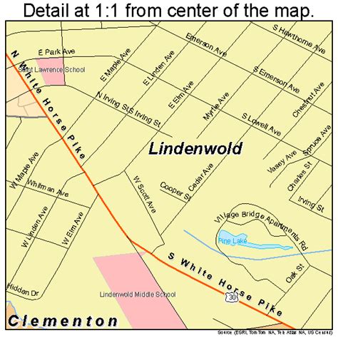 Lindenwold New Jersey Street Map 3440440