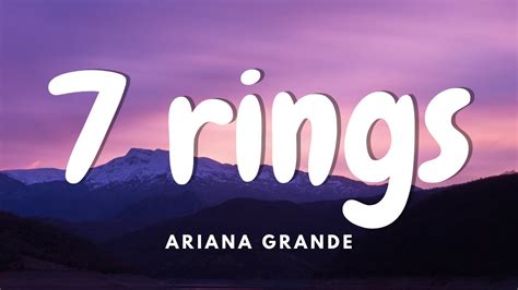 Ariana Grande - 7 rings (Lyrics) - YouTube