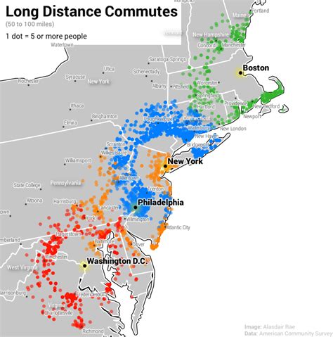 Stats, Maps n Pix: Megalopolis revisited: commuting in the Northeastern ...