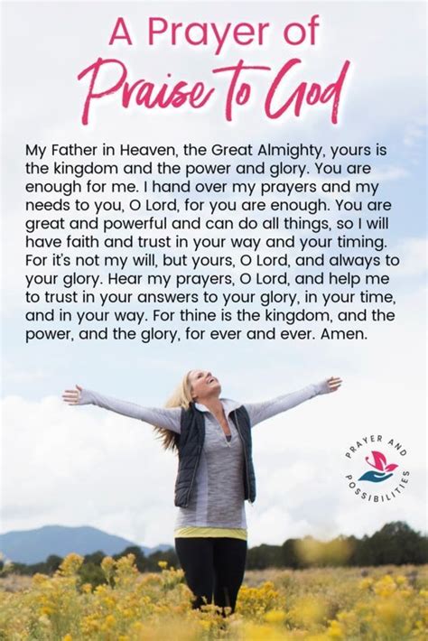 Pinterest | Prayer of praise, Praise god quotes, Praise and worship prayer