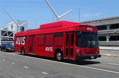 AVIS Car Rental shuttle bus at LAX Airport (2) | rwcar4 | Flickr