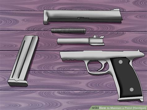 4 Ways to Maintain a Pistol (Handgun) - wikiHow