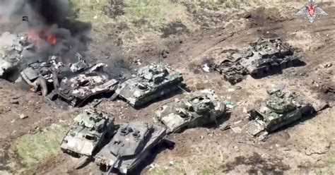 Russia says it has hit Leopard tanks and US Bradley vehicles in Ukraine