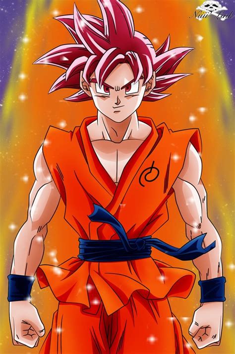 Son Goku ssj dios manga color hd Dragon Ball Goku, Dragon Ball Super Manga, Dragon Ball Art ...