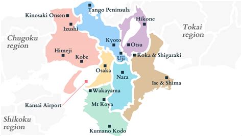 Kansai Area Map