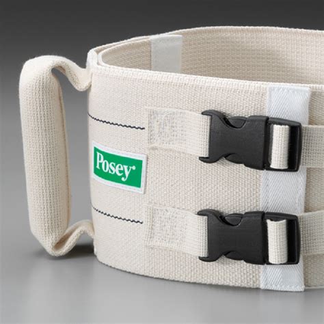 Posey Ergonomic Gait Belt :: walking belt with support handles for safety