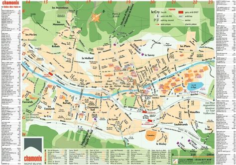 Chamonix town map - Ontheworldmap.com