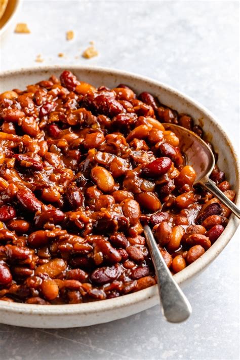 Homemade Slow Cooker Baked Beans | Ambitious Kitchen