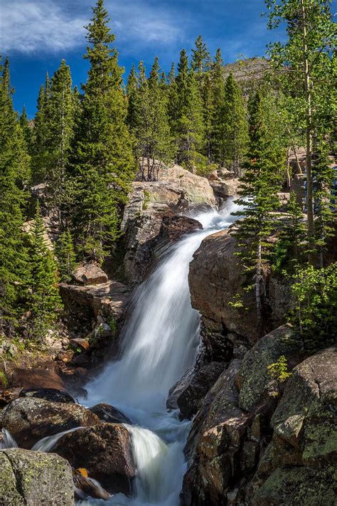 'Alberta Falls', by Scott Smith Photography | Waterfall, Rocky mountain ...