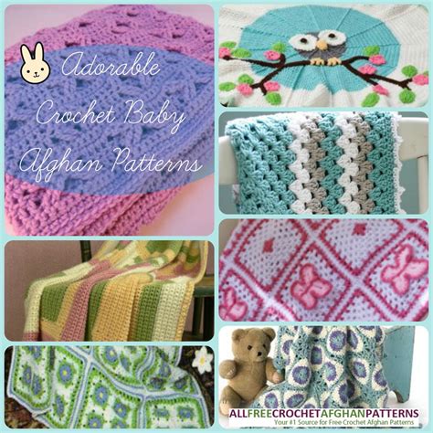 34 Adorable Crochet Baby Afghan Patterns | AllFreeCrochetAfghanPatterns.com