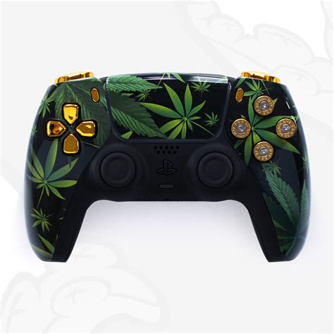 Custom PS5 Controller Narco Weed Cartel Gamepad Sony Playstation 5 ...