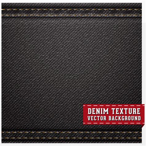 Black denim texture vector background free download