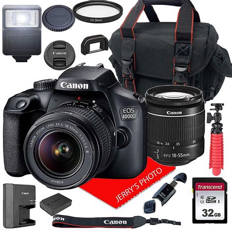 Canon EOS 4000D / Rebel T100 DSLR - Best 4K Electronics