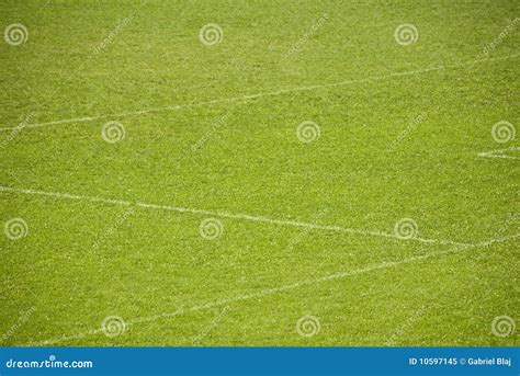 Soccer grass background stock image. Image of line, goal - 10597145