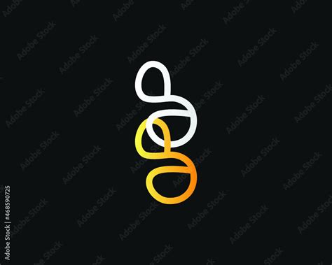 GG Logo Design Template Vector Stock Vector | Adobe Stock