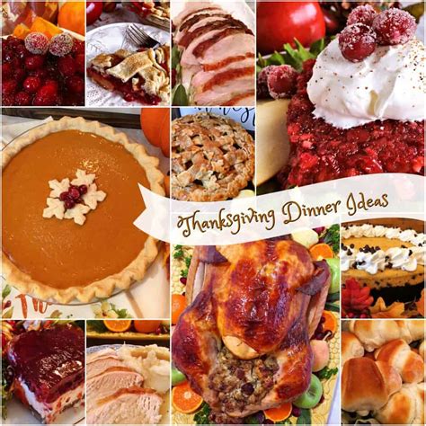 Thanksgiving Dinner Idea's | Norine's Nest