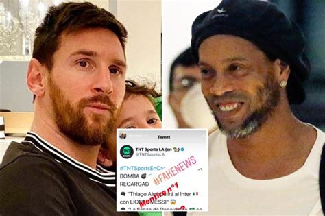 Lionel Messi blasts ‘fake news’ as Barcelona says links to Inter and him paying Ronaldinho’s ...