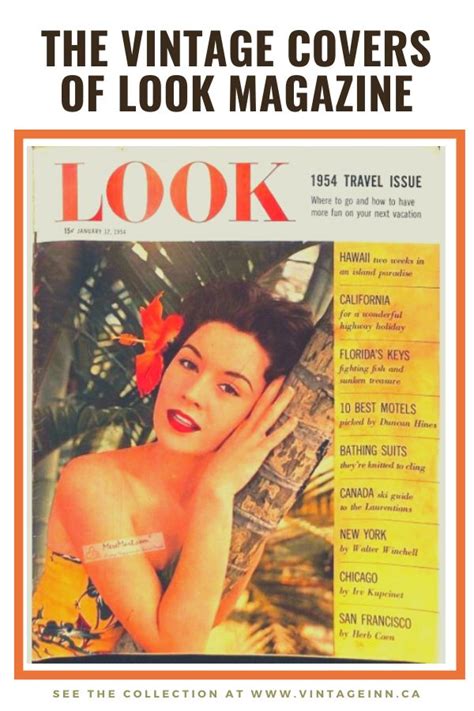 'LOOK' Magazine - The Vintage Covers - The Vintage Inn in 2020 | Look magazine, Vintage ...