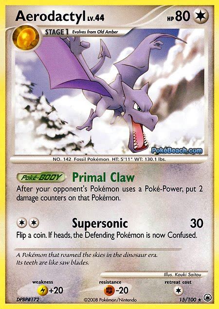 Pokemon Card of the Day: Aerodactyl (Majestic Dawn) | PrimetimePokemon's Blog