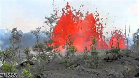 Hawaii Volcano - 2011 Kamoamoa fissure eruption, six months later - YouTube