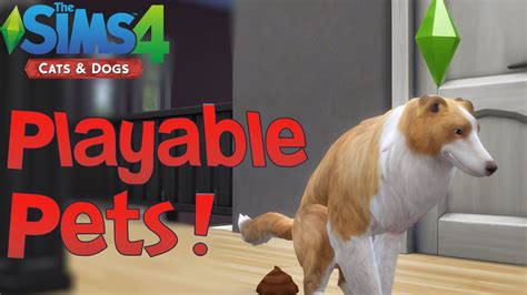 The Sims 4 Cats & Dogs: Playable Pets! (Mod Showcase) - YouTube