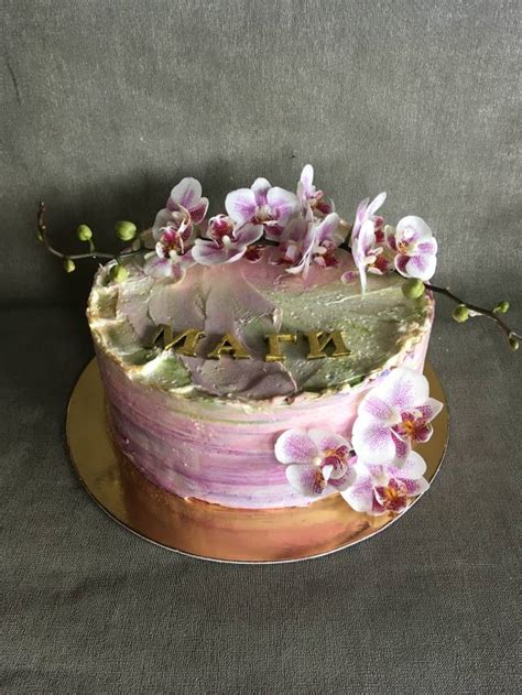 Orchid cake - Decorated Cake by Doroty - CakesDecor