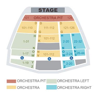 Seating Chart | The Warfield