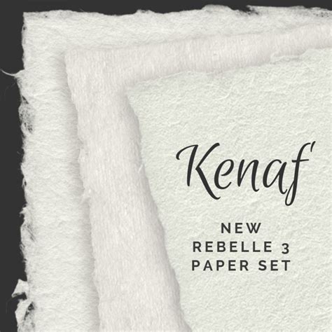 📜 We're introducing Kenaf - new Rebelle 3 paper set! Suitable for ...