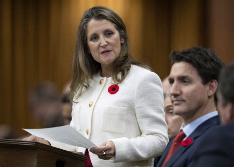 Politics Briefing: Finance Minister Chrystia Freeland delivers economic ...