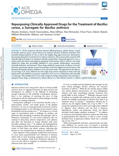 (PDF) Repurposing Clinically Approved Drugs for the Treatment of ...