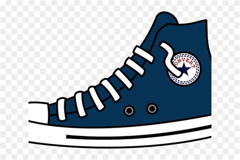 Converse Clipart Shoe Sole - Converse Shoes Clip Art, HD Png Download ...