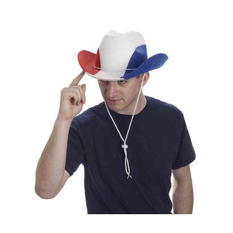 Red/White/Blue Cowboy Hat Halloween Costume Accessory - Walmart.com ...