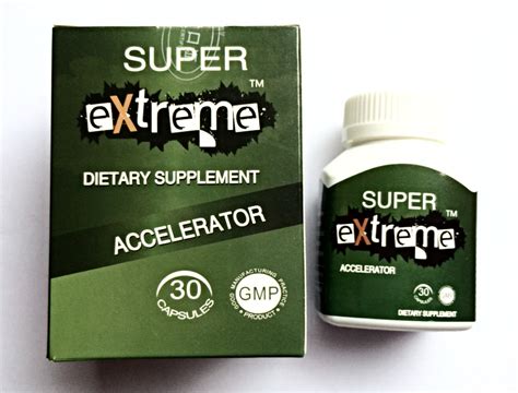 Super Extreme Dietary Supplement Accelerator Pills