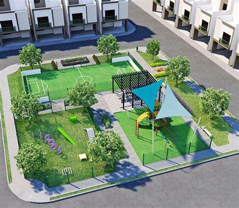 3d Renders de Parques / Landscapes - EMARQ.net | Community park design, Playground design ...