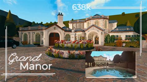 Grand Manor Pt. 1 638k | Roblox Bloxburg - YouTube