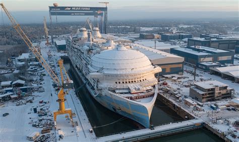 ICON OF THE SEAS floated out at the Meyer Turku shipyard | Shippax