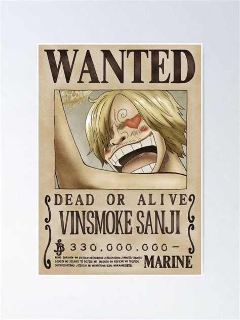 "Sanji second wanted poster" Poster for Sale by dumontbast | Redbubble