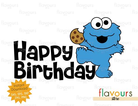 Cookie Monster Happy Birthday