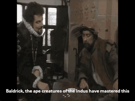 Blackadder Baldrick GIF - Blackadder Baldrick Adding - Discover & Share GIFs