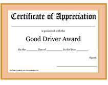 Driver Certificate Of Employment