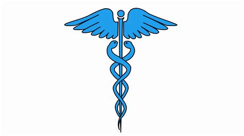 Caduceus Medical Symbol Medical Sketch Stock Motion Graphics SBV-308642300 - Storyblocks