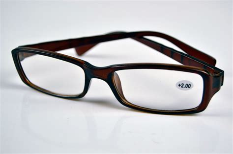 READING GLASSES BLACK/BROWN PLASTIC FRAME - A.Bassa & Sons