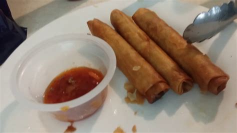 Stay at home,cooking and eating sweet spicy Lumpia - YouTube